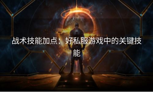 战术技能加点：好私服游戏中的关键技能