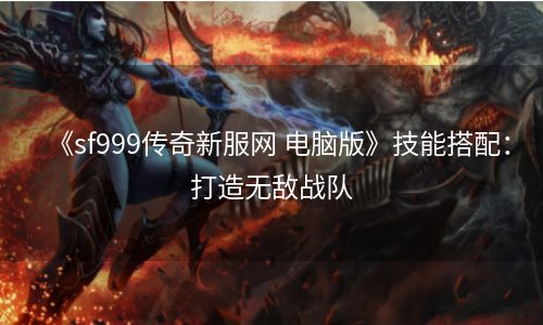 《sf999传奇新服网 电脑版》技能搭配：打造无敌战队