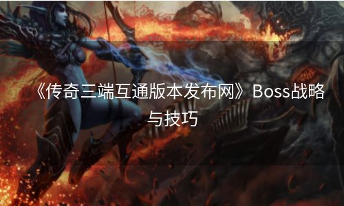 《传奇三端互通版本发布网》Boss战略与技巧