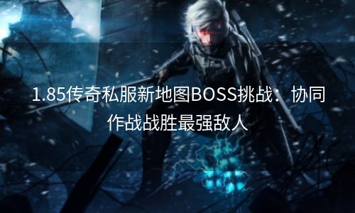 1.85传奇私服新地图BOSS挑战：协同作战战胜最强敌人