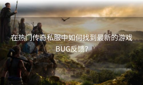 在热门传奇私服中如何找到最新的游戏BUG反馈？