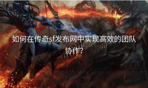 如何在传奇sf发布网中实现高效的团队协作？