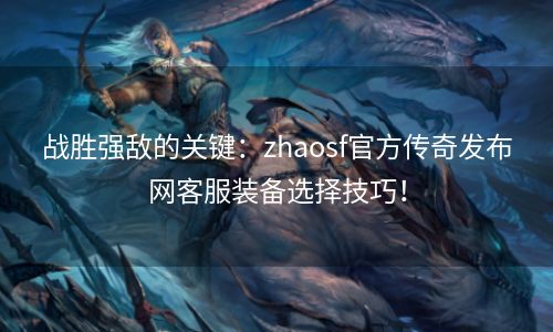 战胜强敌的关键：zhaosf官方传奇发布网客服装备选择技巧！