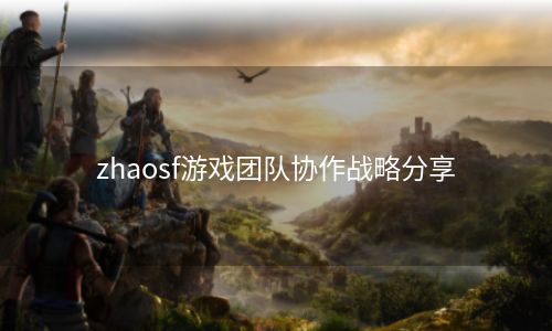 zhaosf游戏团队协作战略分享