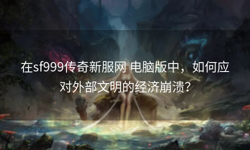 在sf999传奇新服网 电脑版中，如何应对外部文明的经济崩溃？