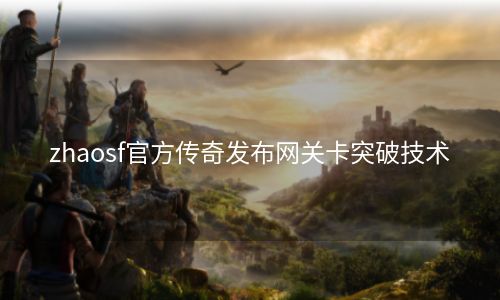 zhaosf官方传奇发布网关卡突破技术