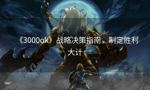 《3000ok》战略决策指南，制定胜利大计