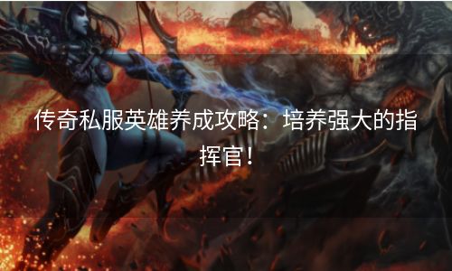 传奇私服英雄养成攻略：培养强大的指挥官！