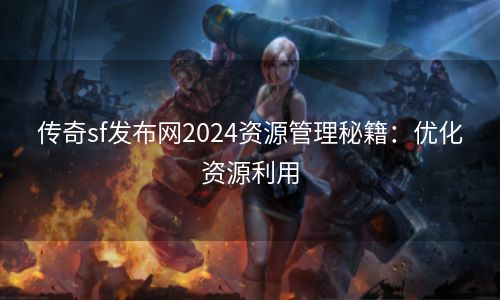 传奇sf发布网2024资源管理秘籍：优化资源利用